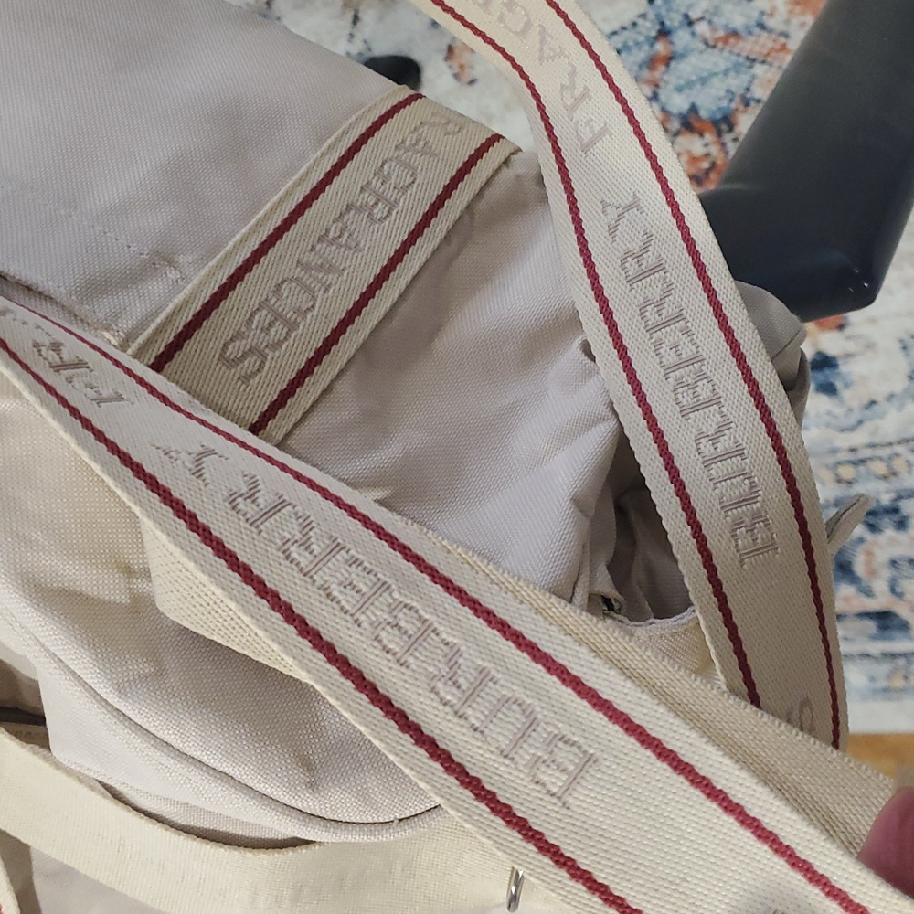 Burberry Vintage Duffel Shoulder Gym Weekender Travel Bag - Picture 3 of 11